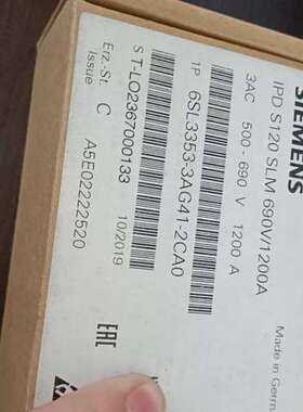 议价西门子S120 IPD卡空冷式非调节型电源模块6SL3353维修