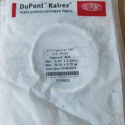 JIS P100 8475 全氟醚O型圈 杜邦Kalrez UltraPure密封件议价维修