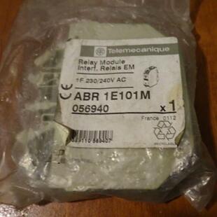 ABR1E101M 接口继电器模块 工业工控自动化配件议价维修