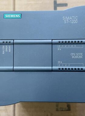6ES7 211-1AE40-0XB0 1211C DC/DC/DC S7-1200 PLC议价维修
