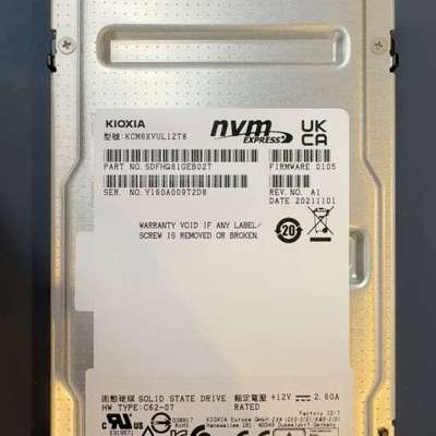 议价铠侠 KCM6XVUL12T8 12.8T U.2 NVMe维修