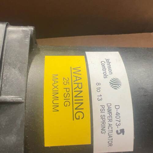 D-4073-5 弹簧式风阀执行器 约翰逊控制工控配件议价维修