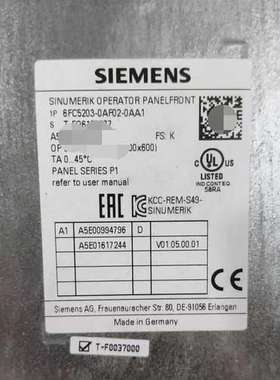 议价6FC5203-0AF02-0AA1橙色新功能完好议价出维修