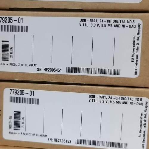 USB-6501 779205-01 数字IO采集模块 NI-DAQ工业测控模块议价维修