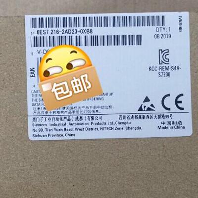 6ES7216-2AD23-0XB8 PLC模块 质保一年 顺丰包邮议价维修