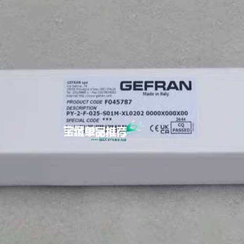 议价GEFRAN杰弗伦位移传感器PY-2-F-025-S01M-维修