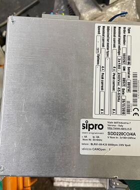 SDD220CO/4A 伺服驱动器 sipro 伺服电机 工控自动化配件议价维修