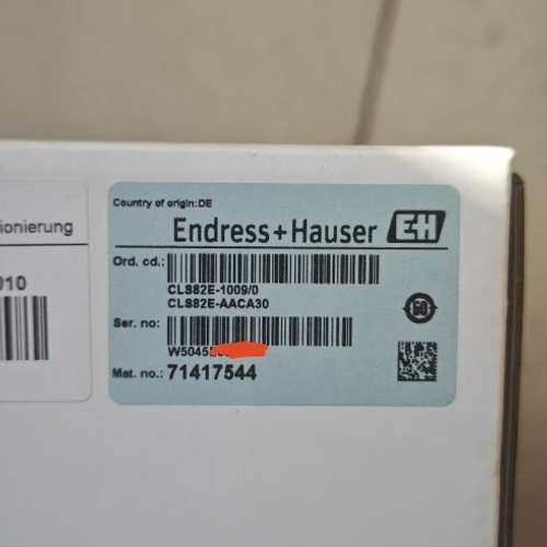 议价E+H CLS82E-1009/0 CLS82E-AACA3维修
