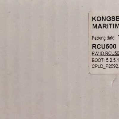 议价全新未拆封康士伯模块，型号：RCU500，Kongsberg维修