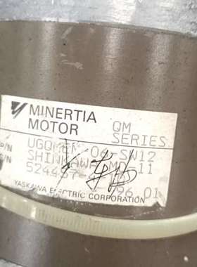 议价安川伺服电机UGQMEM-06-SW12，QM系列，拆机品，维修