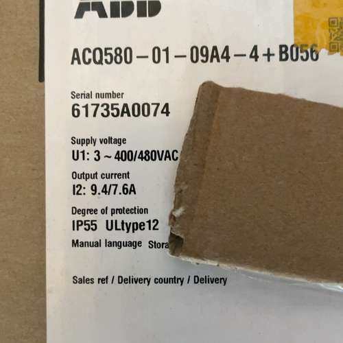 议价NEWACQ580-01-09A4-4+B056 全新带包装一台维修