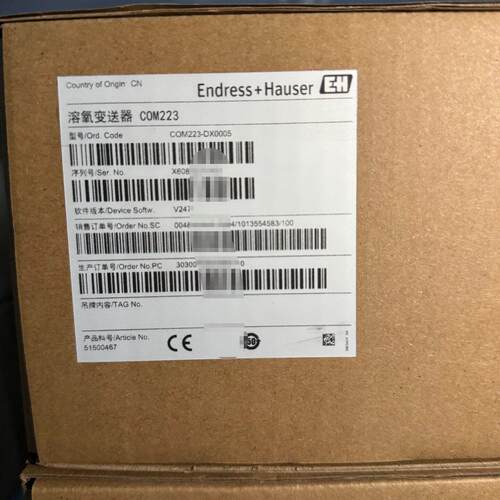 COM223-DX0005 溶氧变送器 E+H AC220V 4-20ma 盘装式议价维修