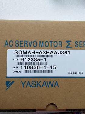 SGMAH-A3BAAJ361安川伺服电机 带质保 包邮 售后保障议价维修