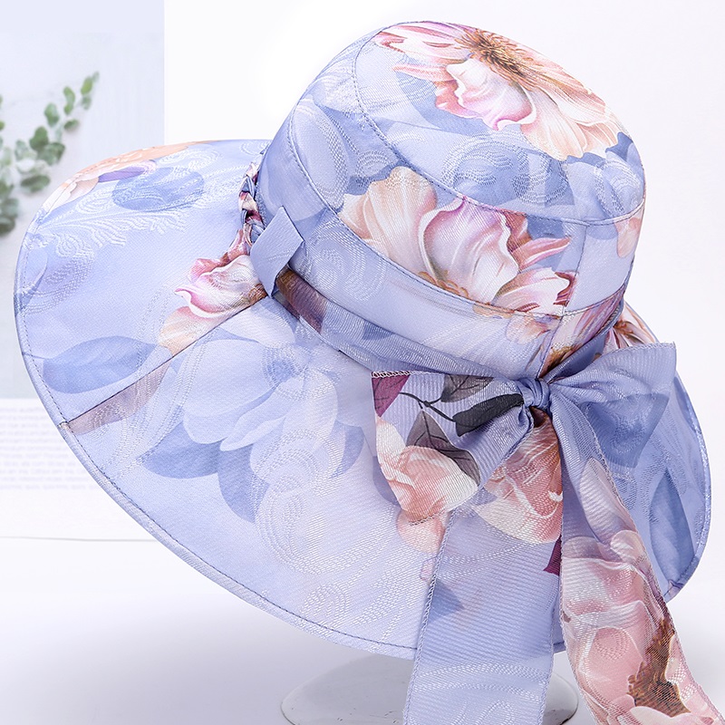 女士夏季防晒大檐遮阳盆帽太阳帽