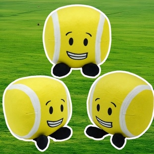 网球公仔Tennis Ball Sprites毛绒玩具公仔可爱儿童男女礼物绒布