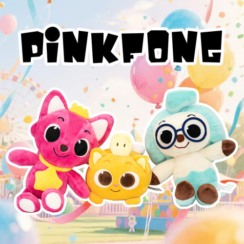 新款创意碰碰狐和多奇Pinkfong Hogi Plush Ninimo儿童礼物妮妮猫