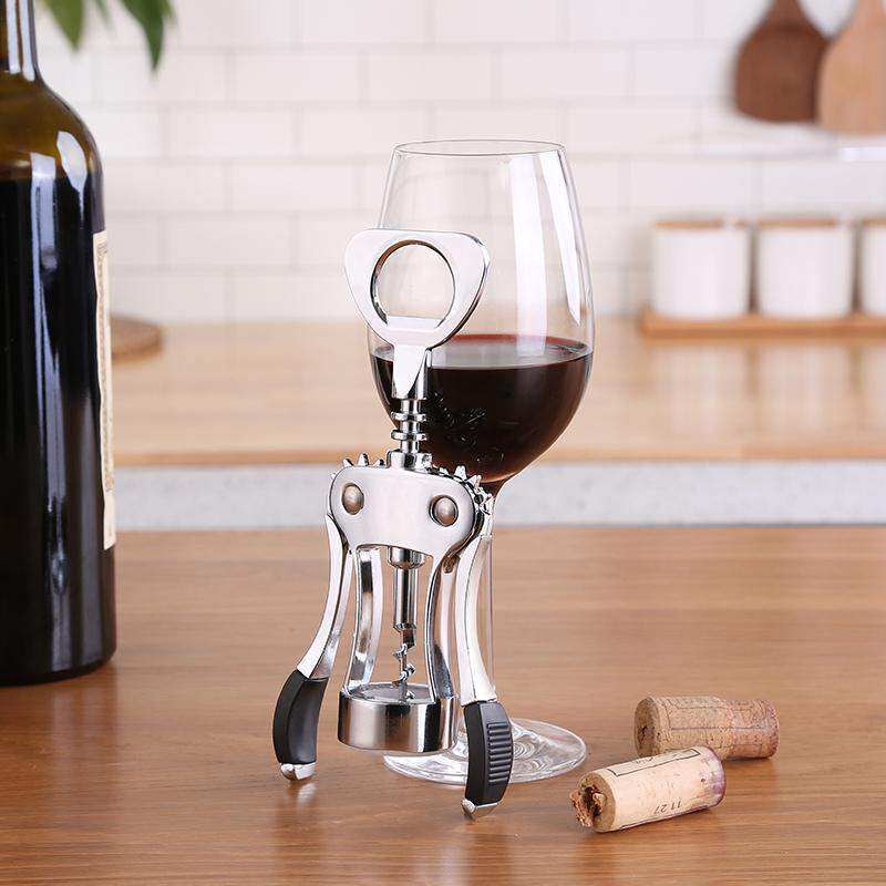 红酒开瓶器家用多功能起酒器不锈钢葡萄酒啤酒瓶起子开酒器海马刀
