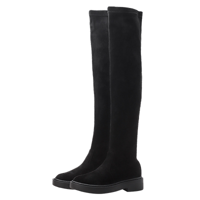 秋冬季性感显瘦小个子过膝长靴