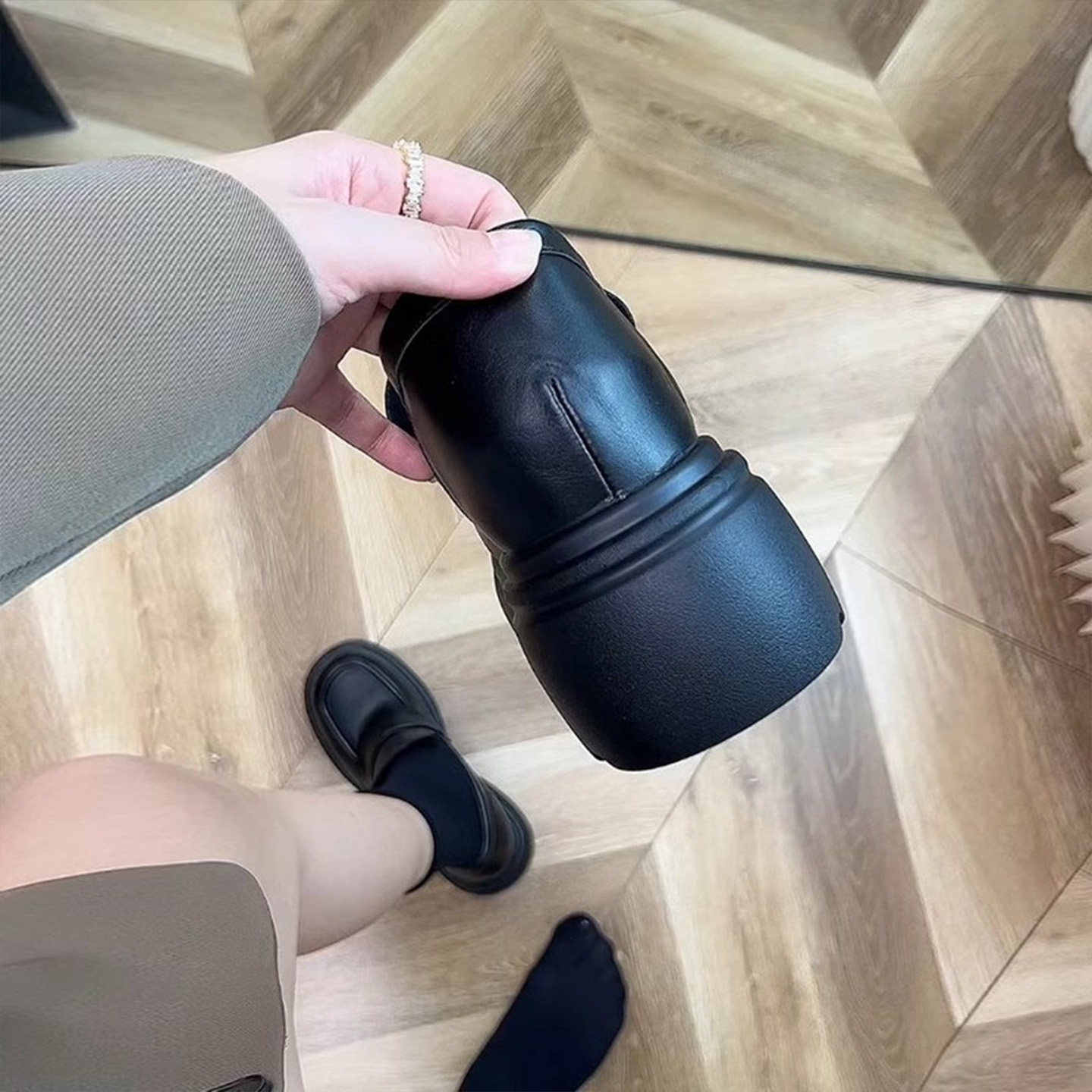 显高厚底英伦舒适玛丽珍JK单鞋