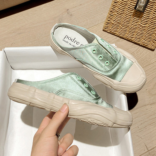 包头半拖鞋女夏外穿一脚蹬