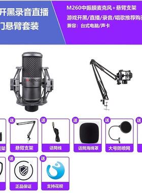 TIWASTAGE M-260帝华电容麦克风M260专业录音直播声卡设备电脑主