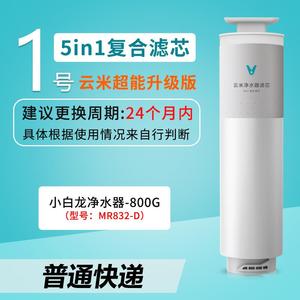 云米小蓝调净水器滤芯400G 600G滤芯 1号5in1复合2号RO反渗透膜