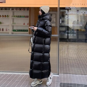 超长款过膝加厚东北外套95白鹅绒