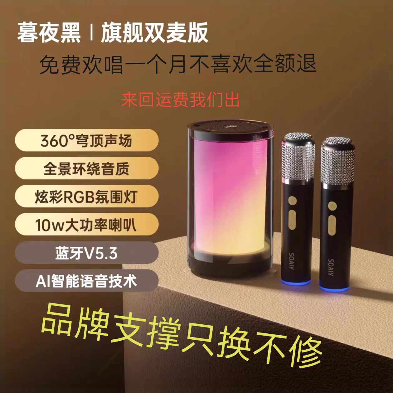 索爱小型家用KTV新款K35M高音质