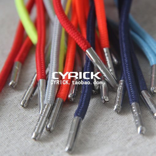 圆形金属头鞋带 Aj12 13适用金属头鞋带 男女运动鞋蓝球鞋鞋带