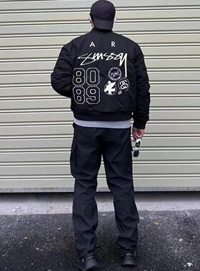 Davidの经典系列 SC加N FW23 logo刺绣双面穿棉服夹克 男女同款