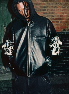 Davidの新款Fw25 Y’s by Yohji 耀司暗黑风格开合人造PU皮夹克