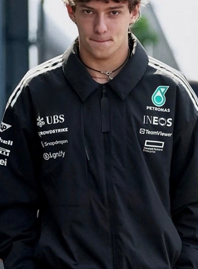 Davidの新款SS25 梅赛风格 Petronas方程式车队宽松棉服夹克外套
