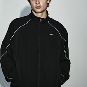 套装 David Track袖 口刺绣logo拉链宽松休闲夹克长裤 新款 NSS25