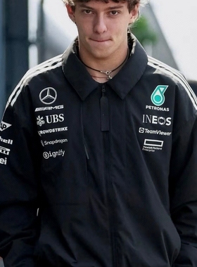 Davidの联名SS25 Mercedes Petronas方程式车队宽松夹克外套