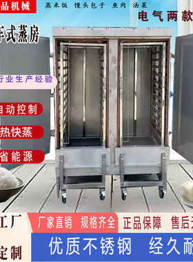 大型商用平推式馒头蒸房