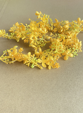 仿真桂花花头花朵塑料花假花装饰花