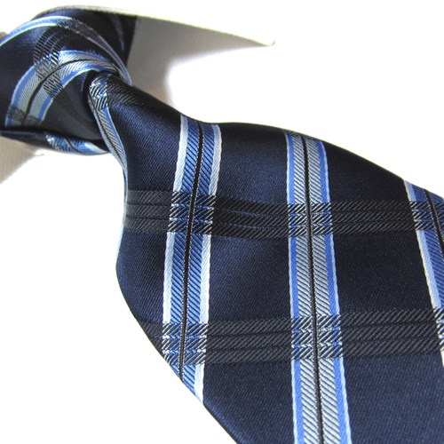 涤丝加长男士商务风手打领带包邮