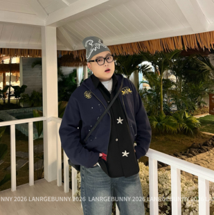 阿胖胖 大码高级感休闲百搭潮流卫衣男女时尚潮流百搭秋冬上衣