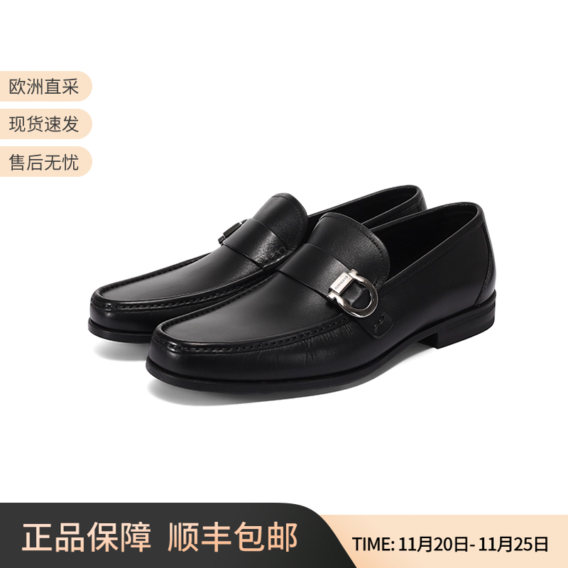 菲拉格慕莫卡辛鞋乐福鞋皮鞋