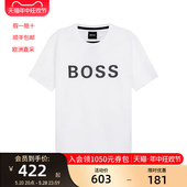 Boss雨果博斯 棉质圆领短袖 男装 50430889 001 Hugo T恤 男士