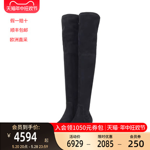 FERRAGAMO菲拉格慕冬季 女士BRINDISI系列过膝长筒靴子0672924