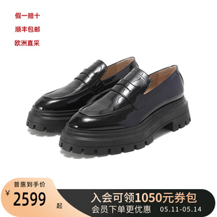 皮鞋 春夏新品 乐福鞋 LOAFER SW女士牛皮厚底增高单鞋 BEDFORD