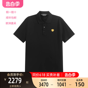 1008492 短袖 棉质修身 范思哲 1A06071 男士 POLO衫 版 VERSACE