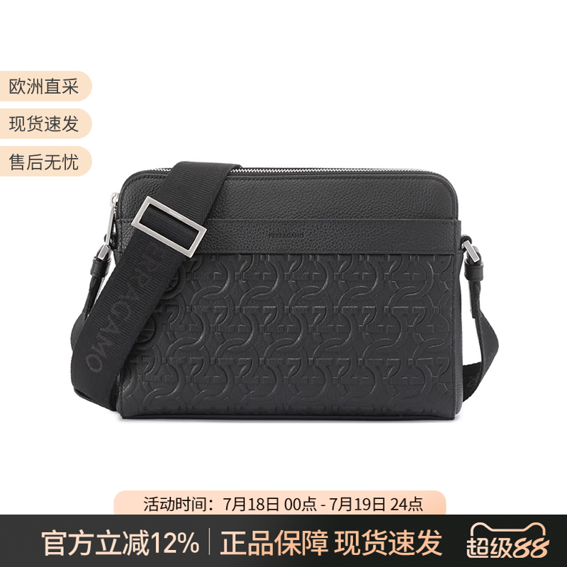 菲拉格慕男包单肩斜挎包