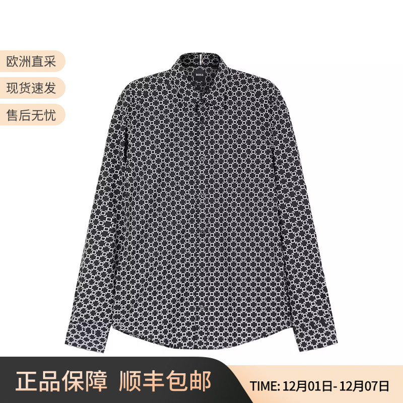 HugoBoss休闲长袖衬衫