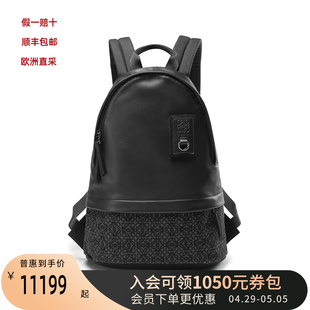 LOEWE罗意威男士 牛皮革户外手提双肩背包Anagram提花 B926R17X02