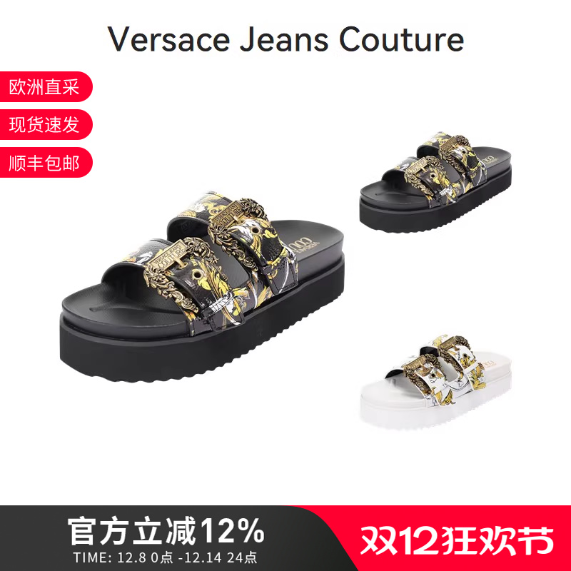 VJC范思哲厚底凉鞋拖鞋凉拖