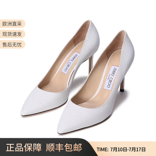 女士ROMY 周仰杰 CHOO 款 紋理皮高跟單鞋 BAX系列尖頭經(jīng)典 JIMMY
