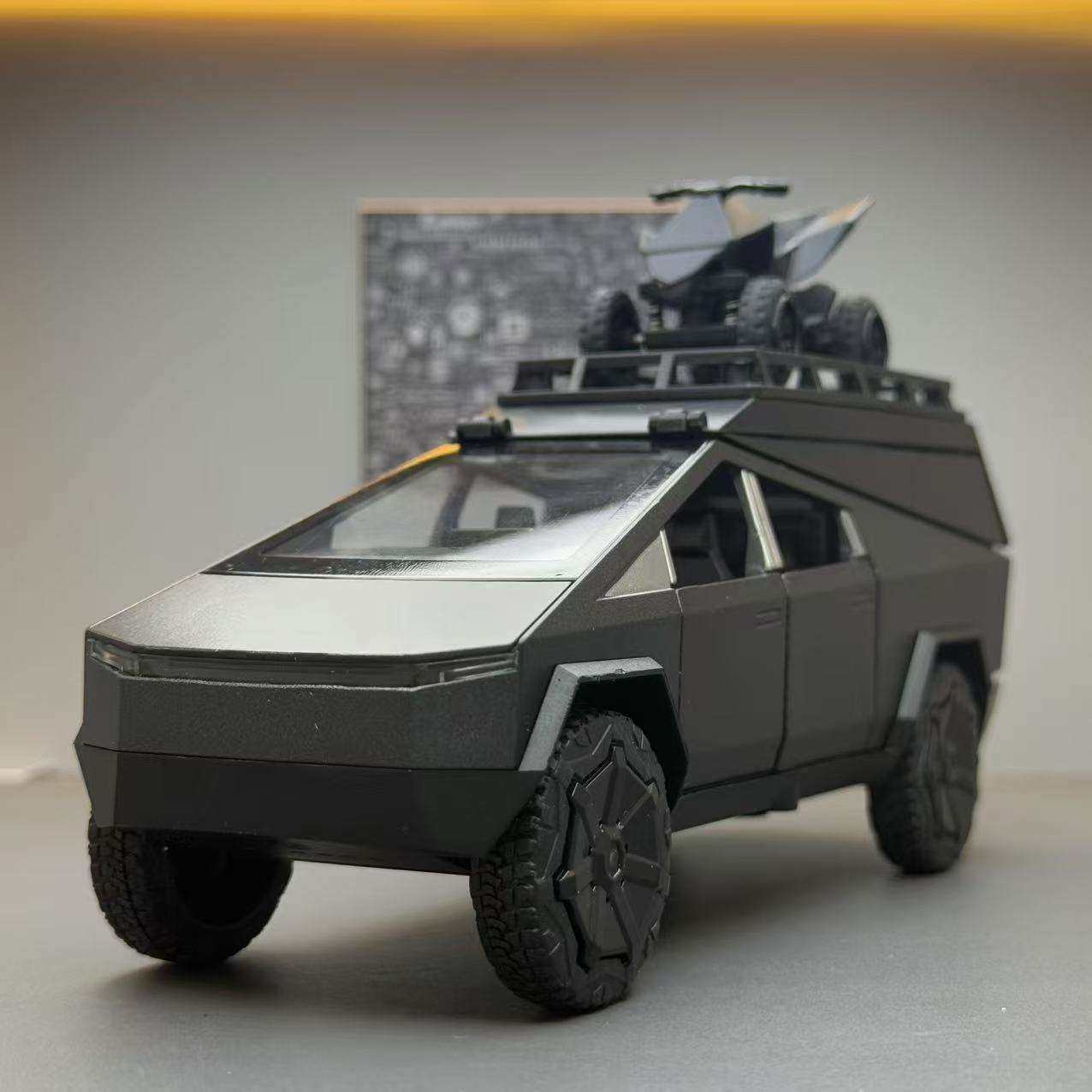 新款 车致合金车模1:32特斯拉皮卡露营房车玩具车音效模型摆件,模玩/动漫/周边/娃圈三坑/桌游,火车/摩托/汽车模型,淘宝优惠券,粉丝福利购,淘宝优惠卷