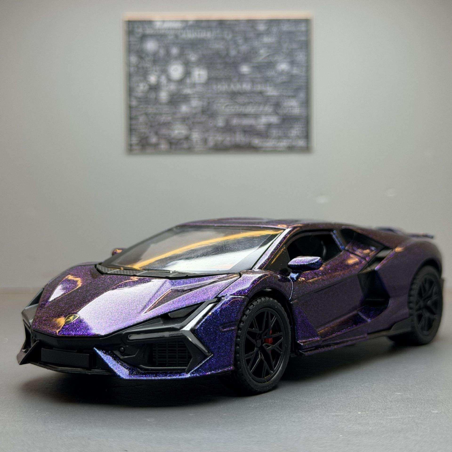 新款 车致合金车模1:32兰博Revuelto跑车声光儿童玩具模型摆件,模玩/动漫/周边/娃圈三坑/桌游,火车/摩托/汽车模型,淘宝优惠券,粉丝福利购,淘宝优惠卷